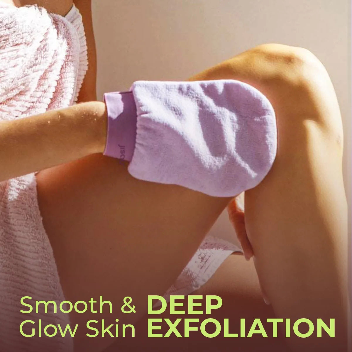 JISAU 100% Silk Exfoliating Glove