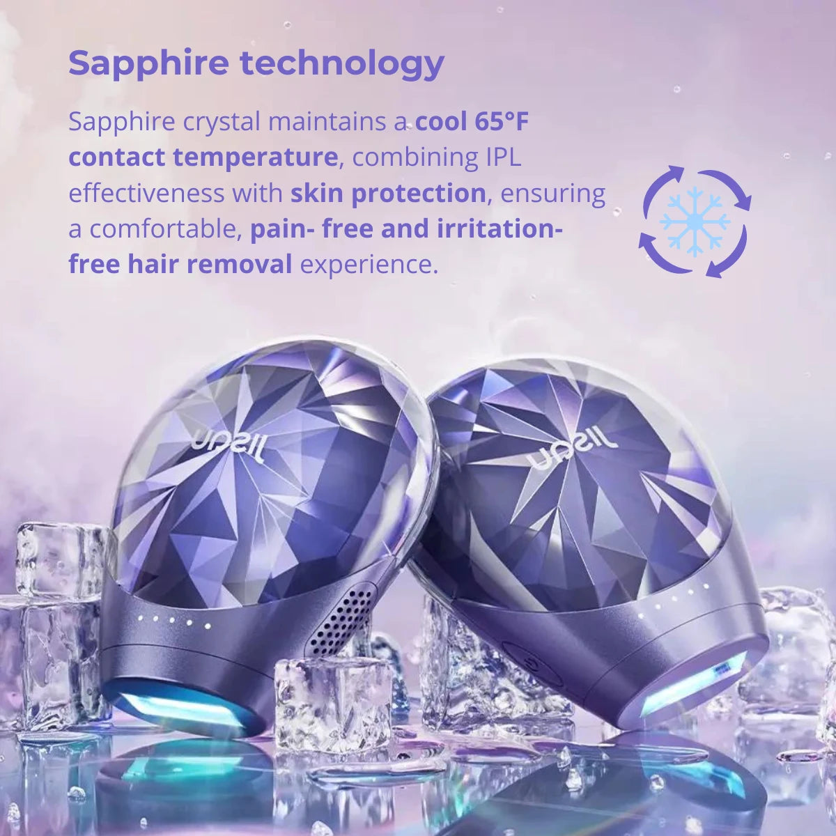 IPL Hair Removal Device JISAU Sapphire Pro 2.0