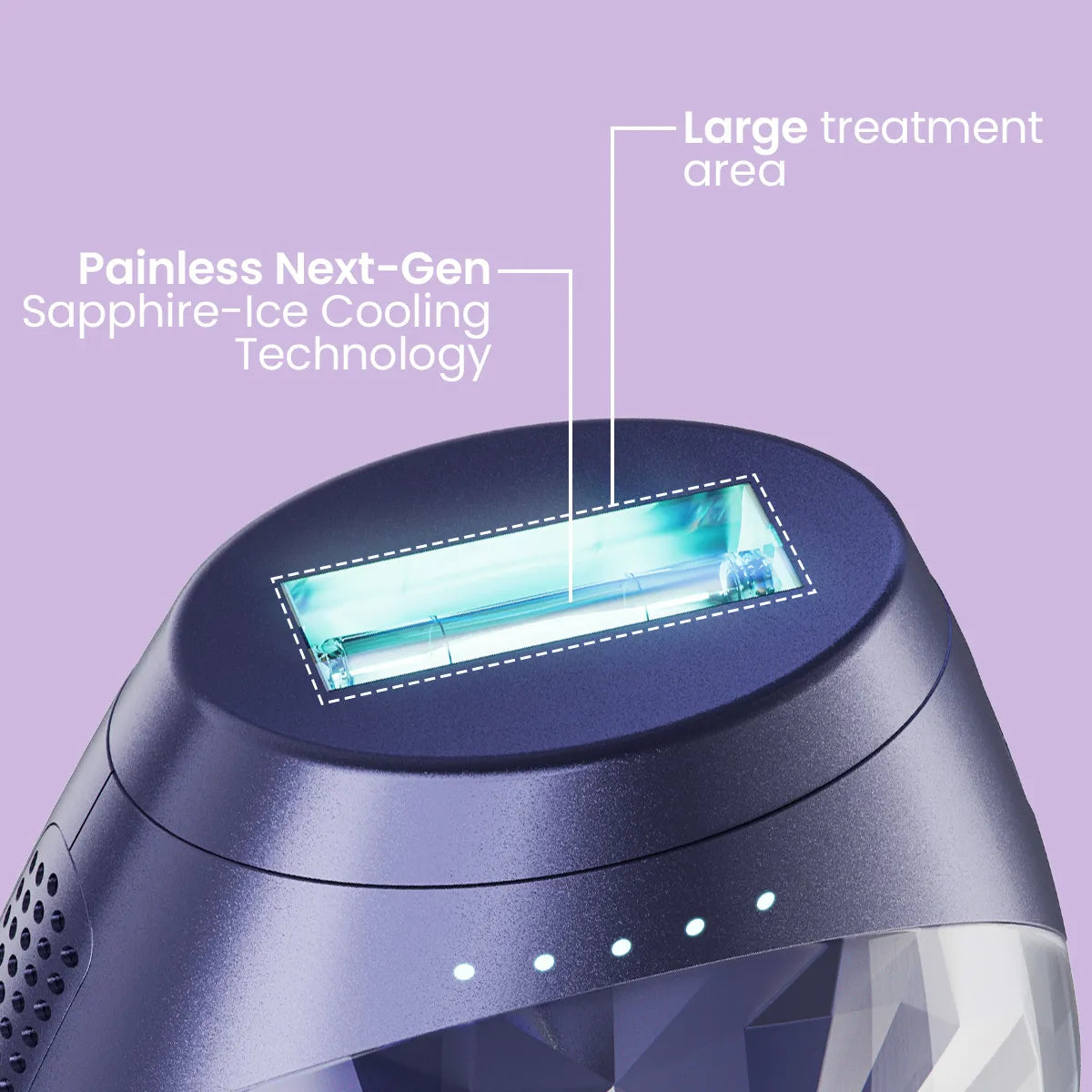 IPL Hair Removal Device JISAU Sapphire Pro 2.0